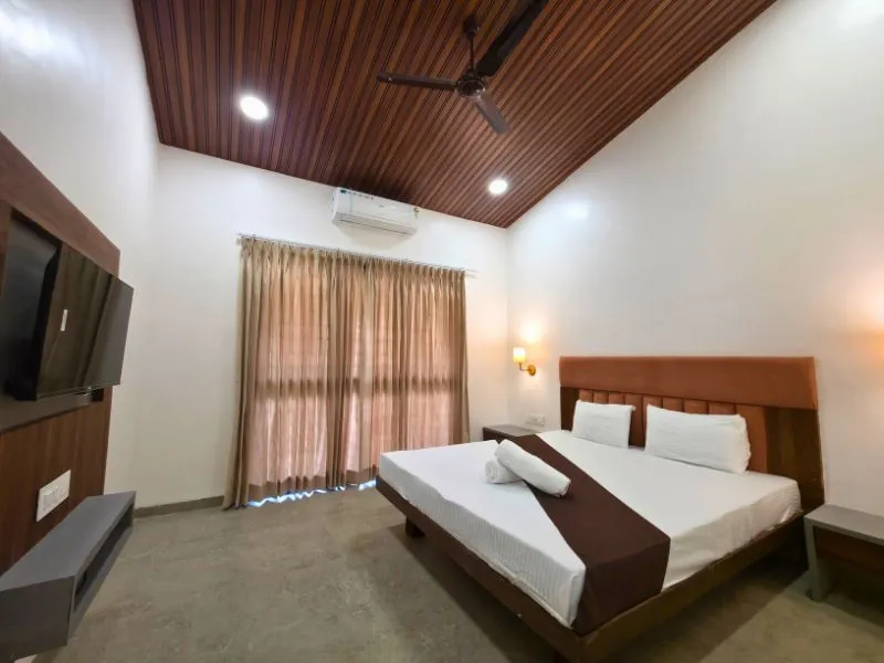 Premium Room Interior at Vishwas Devrai Resort Pune